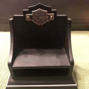 Harley-Davidson wooden desk calendar